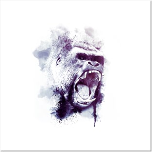 Wild Gorilla Posters and Art